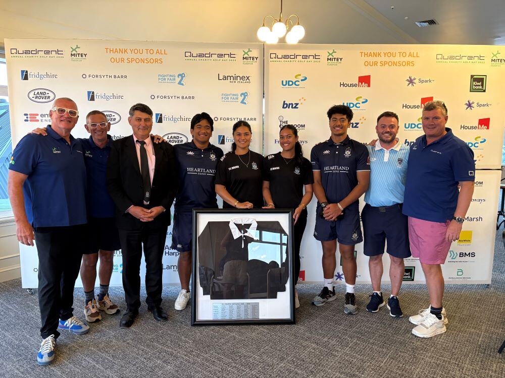 All Black Jersey Donation to Tangaroa College
