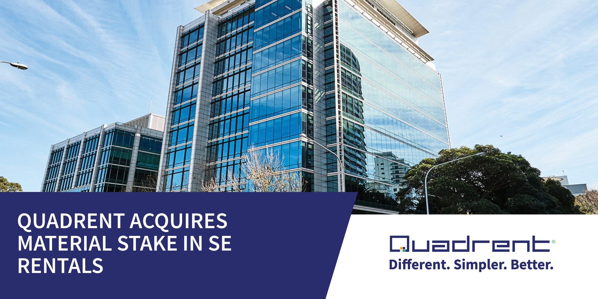 Quadrent acquires material stake in SE Rentals Quadrent acquires material stake in SE Rentals