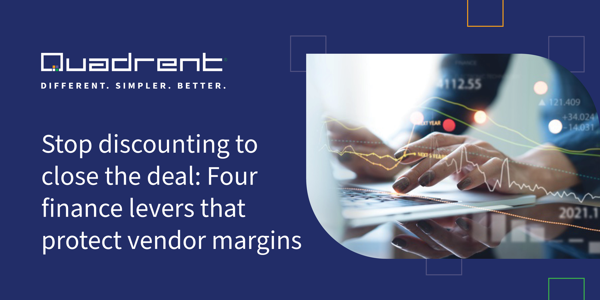 Stop discounting to close the deal - Four finance levers that protect vendor margins Stop discounting to close the deal - Four finance levers that protect vendor margins