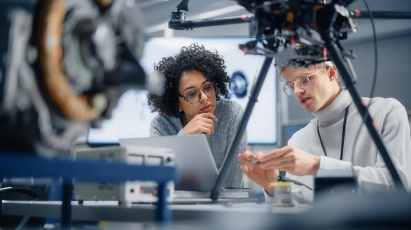 Engineers in a lab