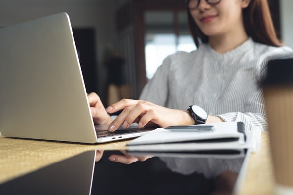 Woman on laptop