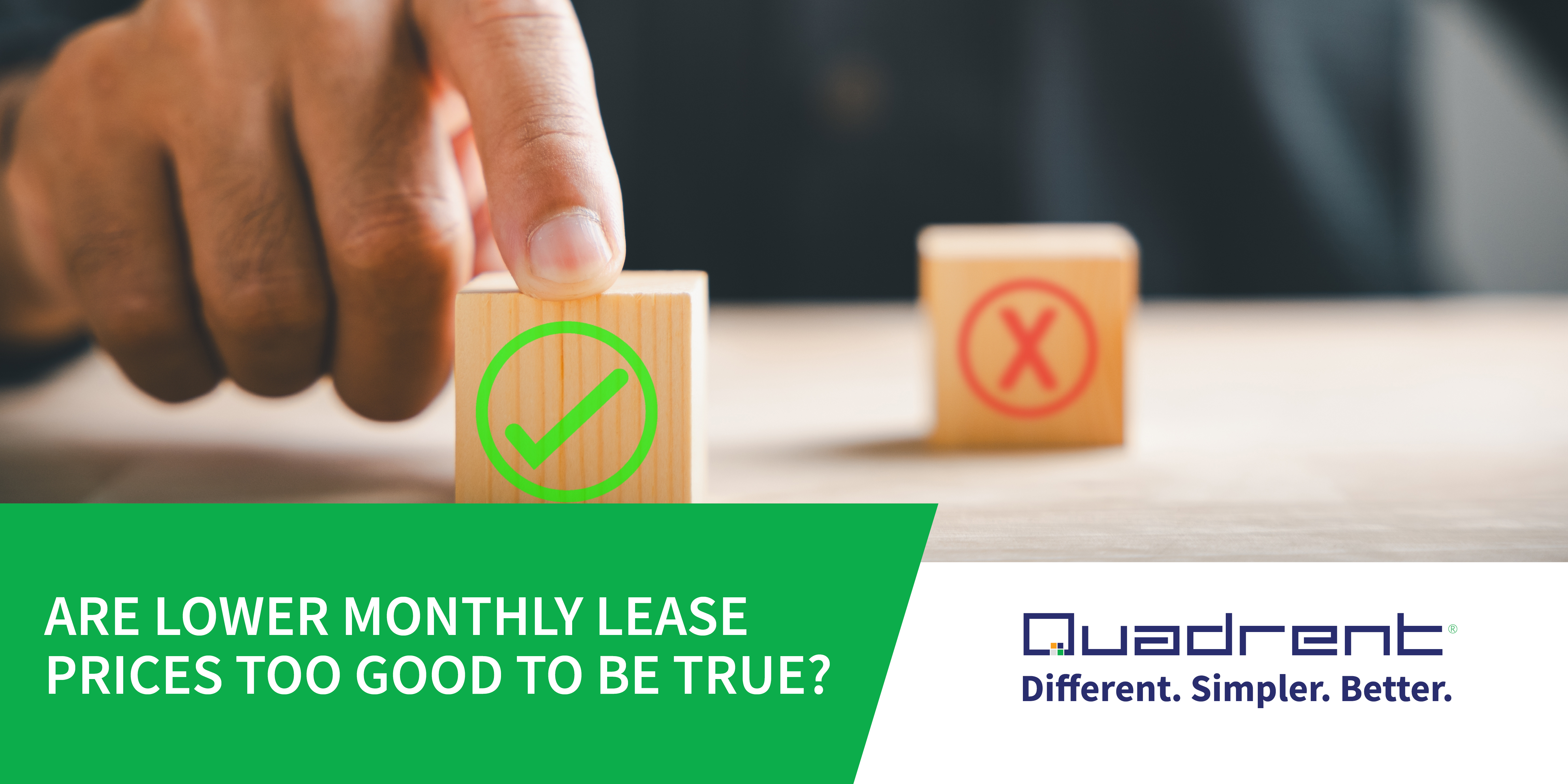 Are lower monthly lease prices too good to be true?