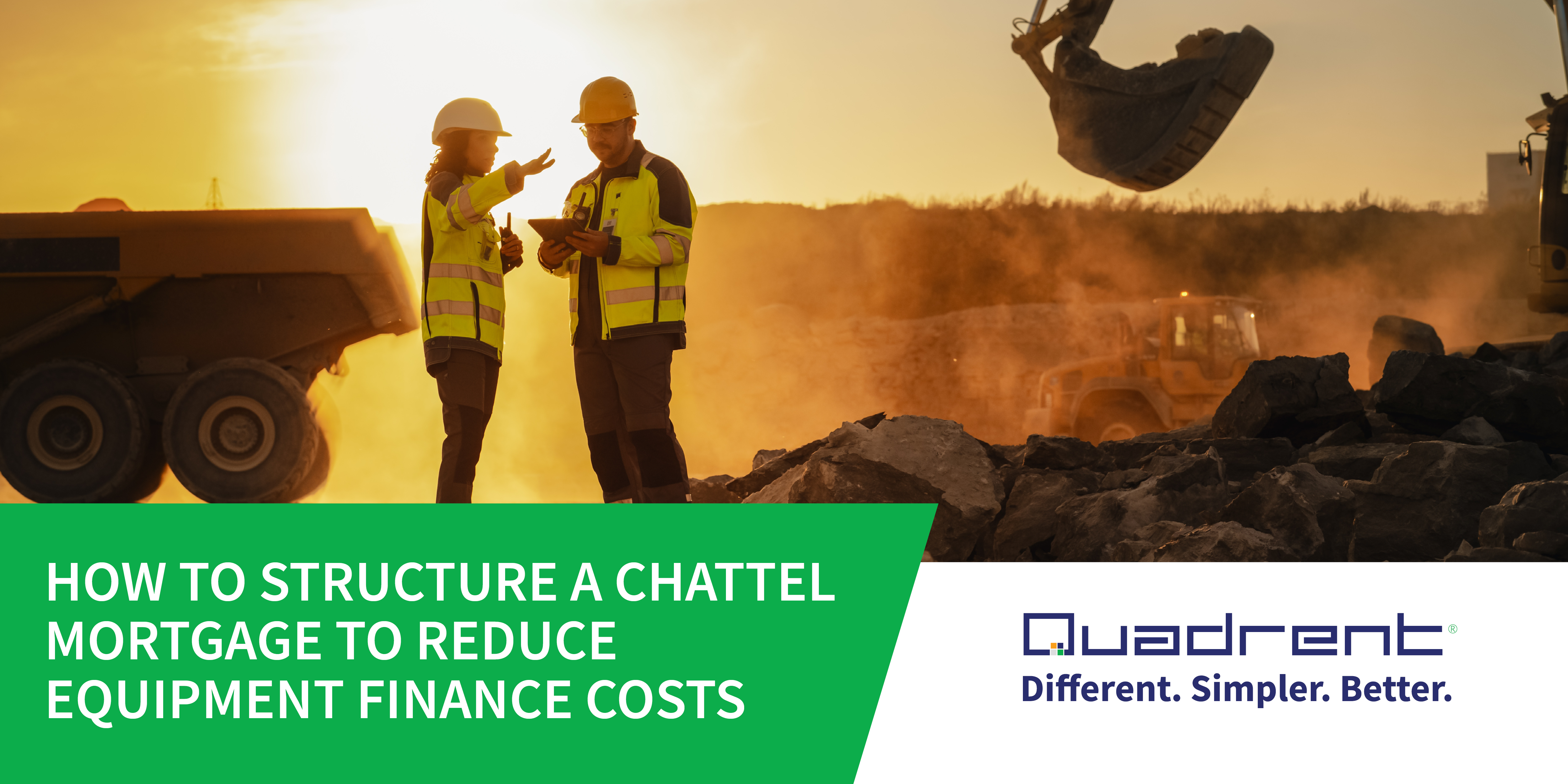 How to structure a chattel mortgage to reduce equipment finance costs